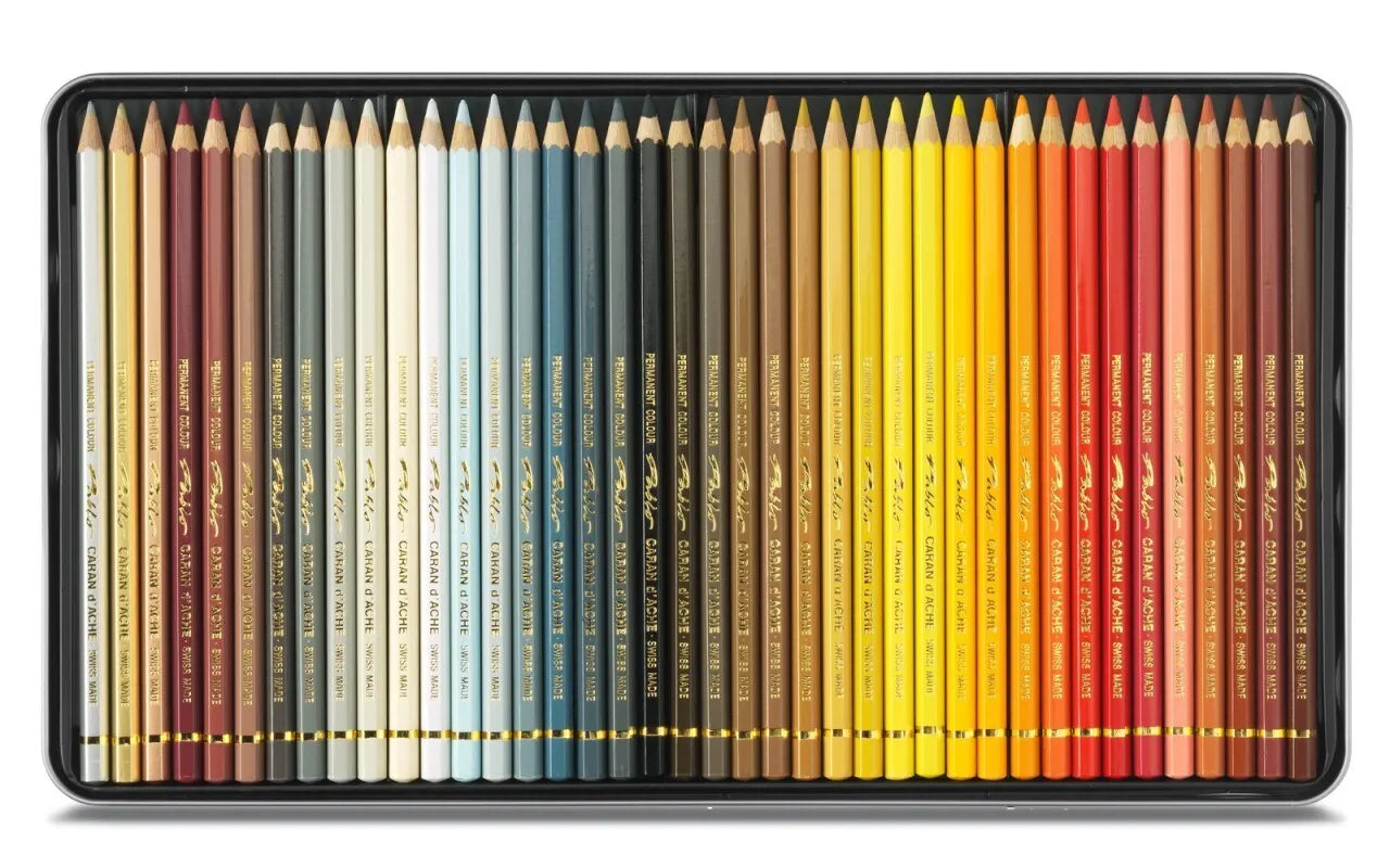 Caran D'Ache Artist Pablo Color Pencils 80 Shades