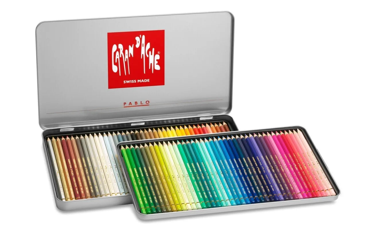 Caran D'Ache Artist Pablo Color Pencils 80 Shades