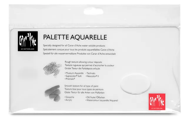 Caran D'Ache Artist Water Colour Palette White 26 X13 Cm