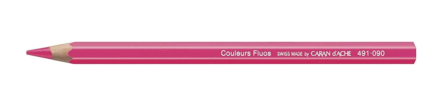 Caran D'Ache Colorblock Pencil Fluo Yellow