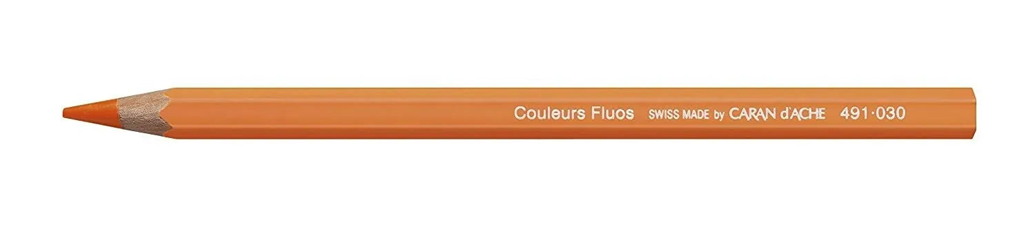 Caran D'Ache Colorblock Pencil Fluo Yellow