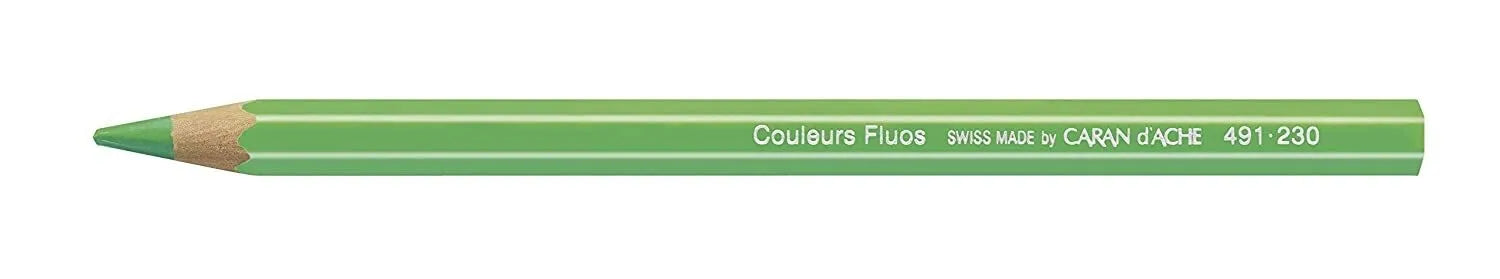 Caran D'Ache Colorblock Pencil Fluo Yellow