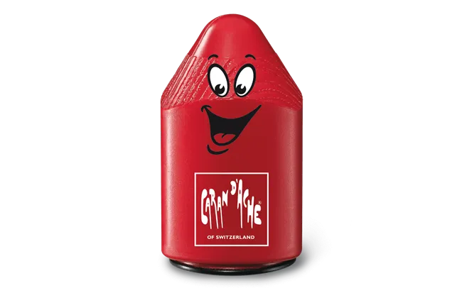 Caran D'Ache Double Pencil Sharpener – Red Plastic, Office & School