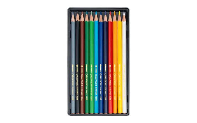 Caran D'Ache Fancolor Pencils Assorted 12 Pcs