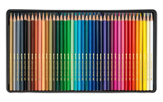 Caran D'Ache Fancolor Pencils Assorted 40 Pcs