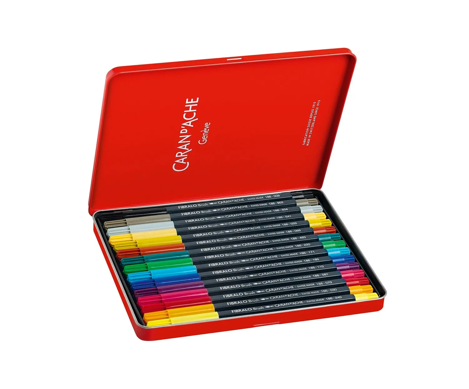 Caran D'Ache Fibralo Water Soluble Brush Pens Sets