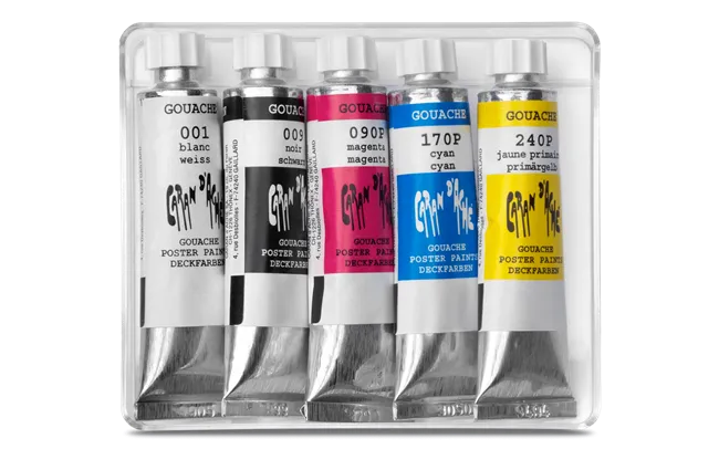 Caran D'Ache Studio Colour Tubes 10 Ml 5 Shades