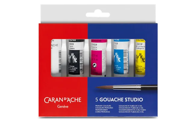 Caran D'Ache Studio Colour Tubes 21 Ml 5 Shades