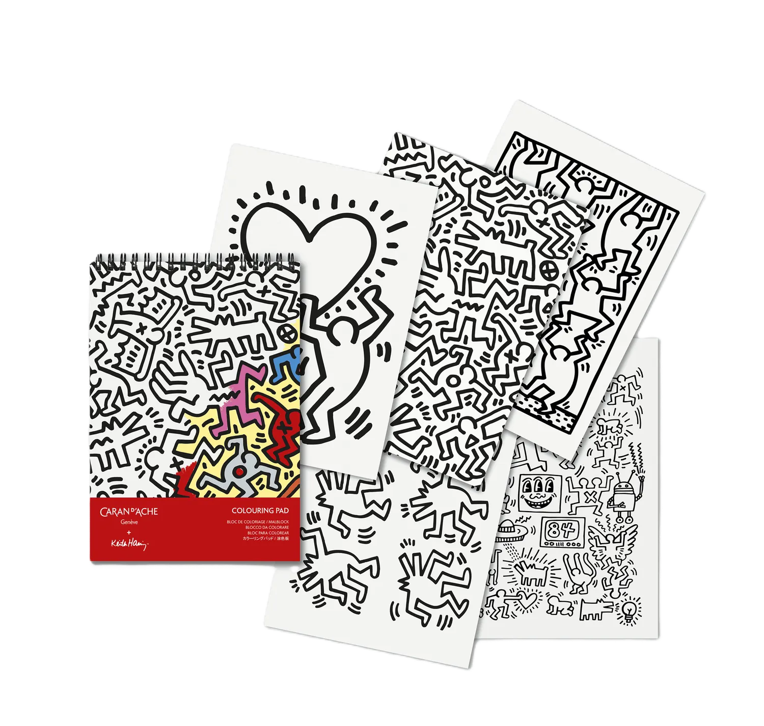 Caran D'Ache Keith Haring Colouring Pad