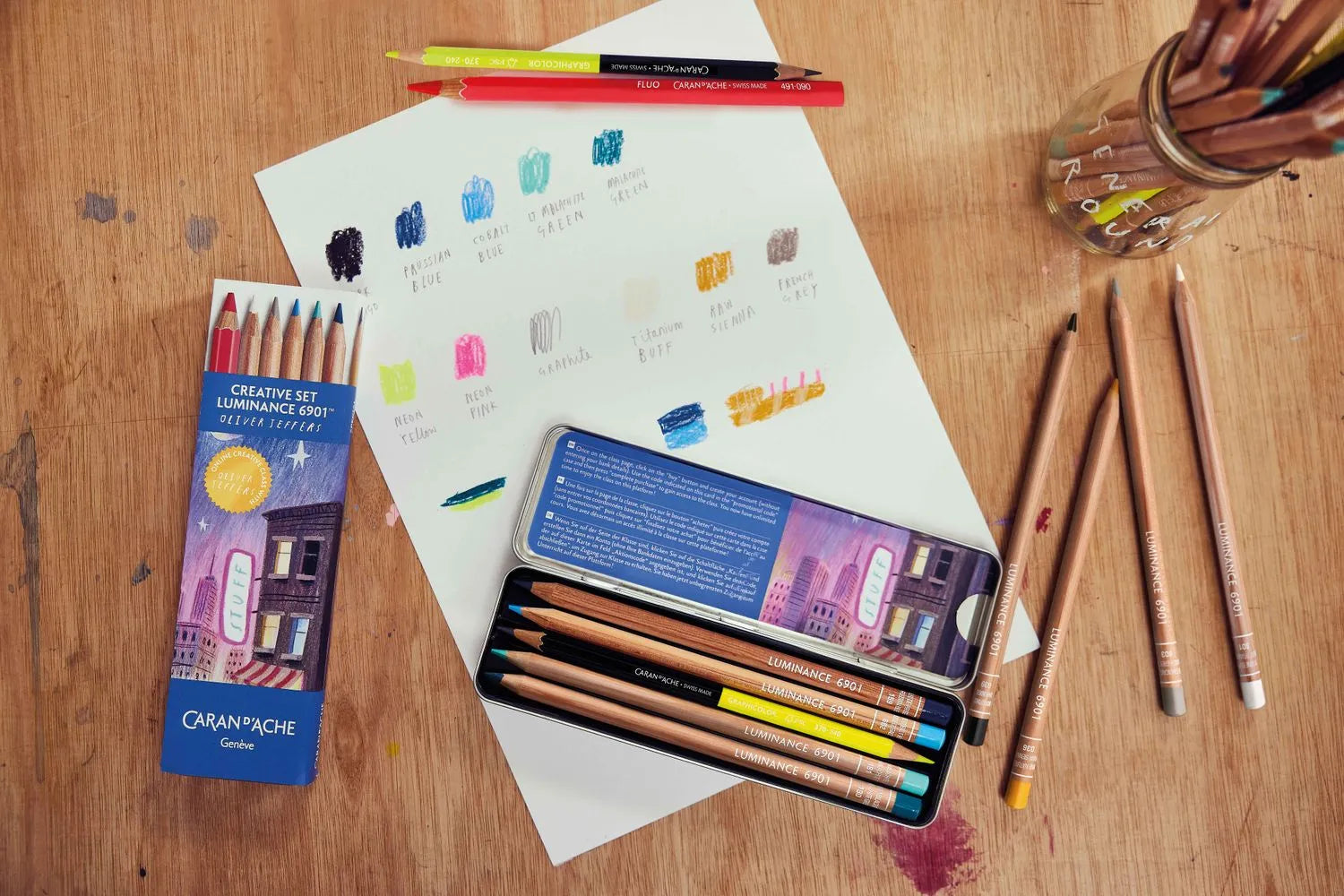 Caran D'Ache Luminance 6901™ Creative Set: Special Edition By Oliver Jeffers