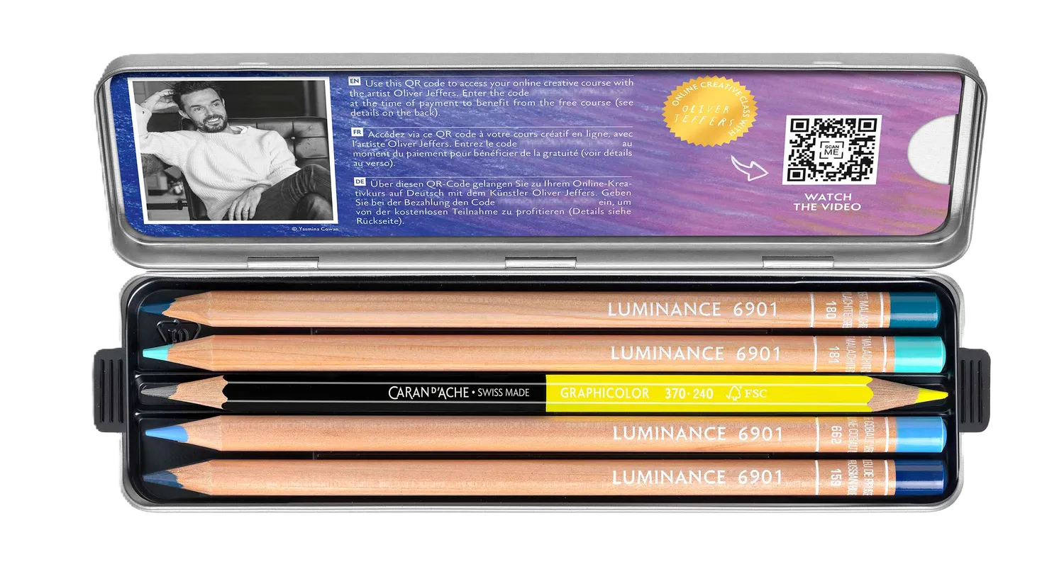 Caran D'Ache Luminance 6901™ Creative Set: Special Edition By Oliver Jeffers