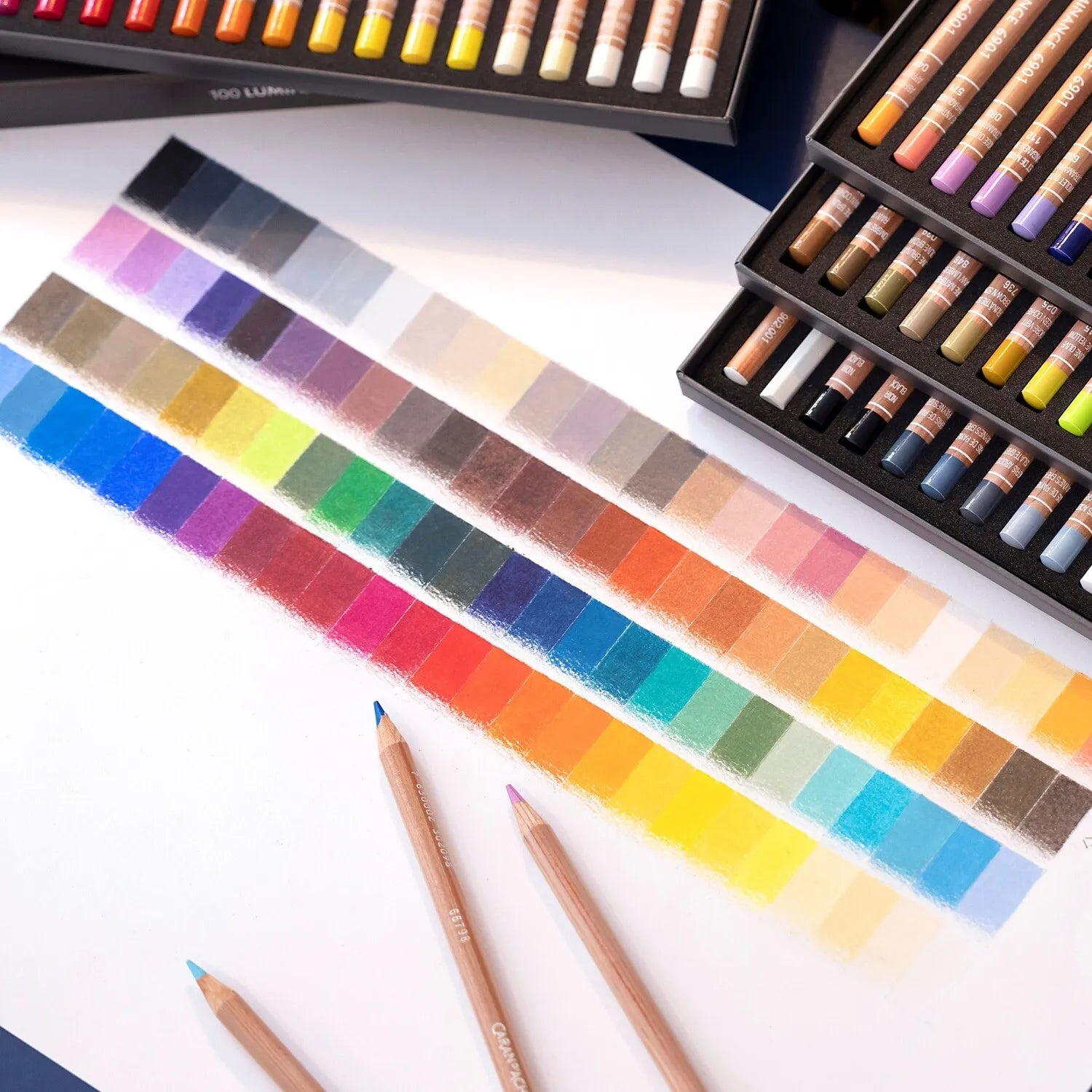 Caran d’Ache Luminance 6901 Set of 100 – Best Artist Colour Pencils