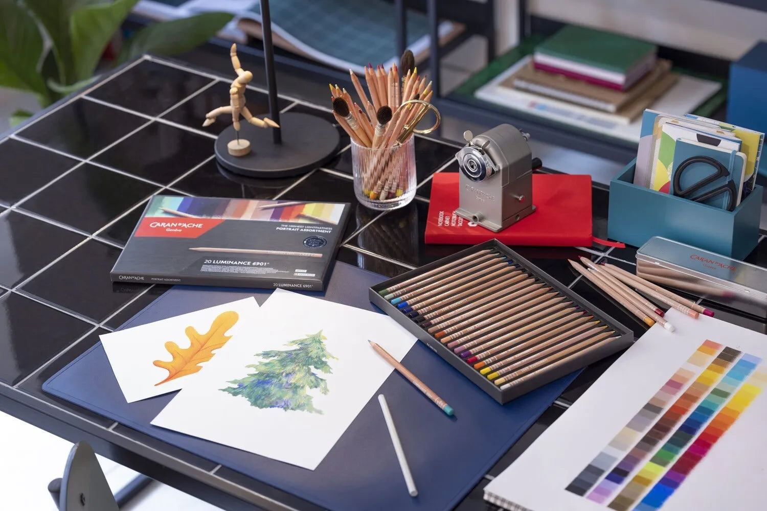 Caran D'Ache Luminance 6901™ – Complete Set of 100 Artist Colour Pencils