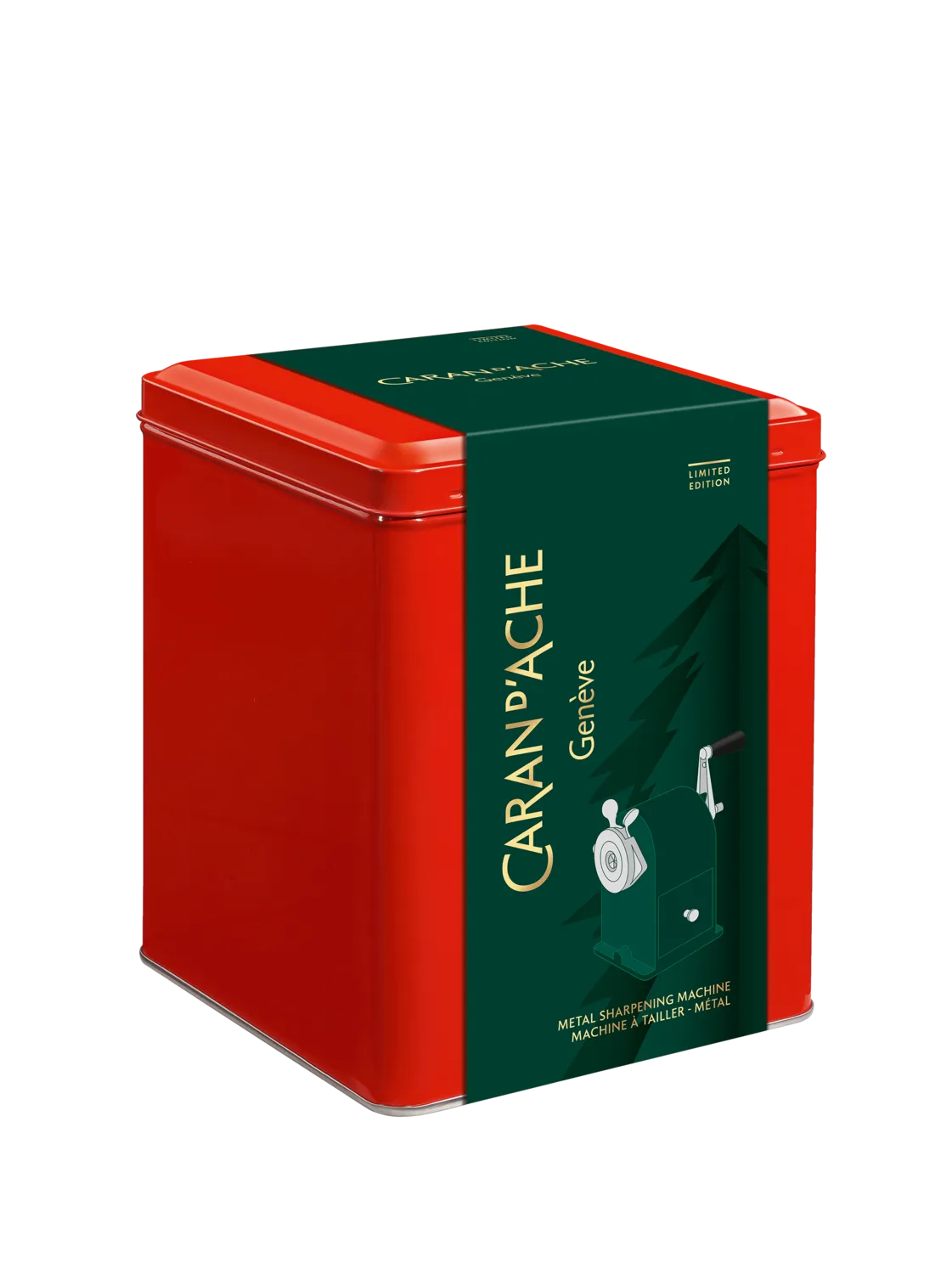 Caran D'Ache Metal Sharpner Wonder Forest Green Edition