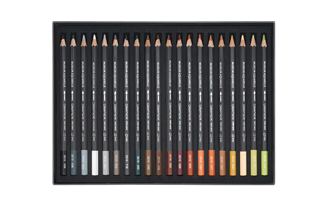 Caran D'Ache Museum Aquarelle Color Pencil 40 Shades