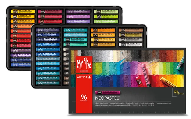 Caran D'Ache Neopastel Artist Oil Pastels 96 Shades