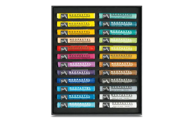 Caran D'Ache Neopastel Artist Oil Pastels 24 Shades