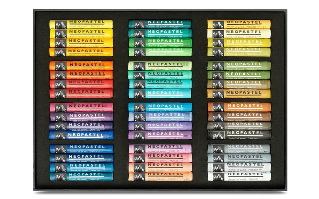 Caran D'Ache Neopastel Artist Oil Pastels 48 Shades