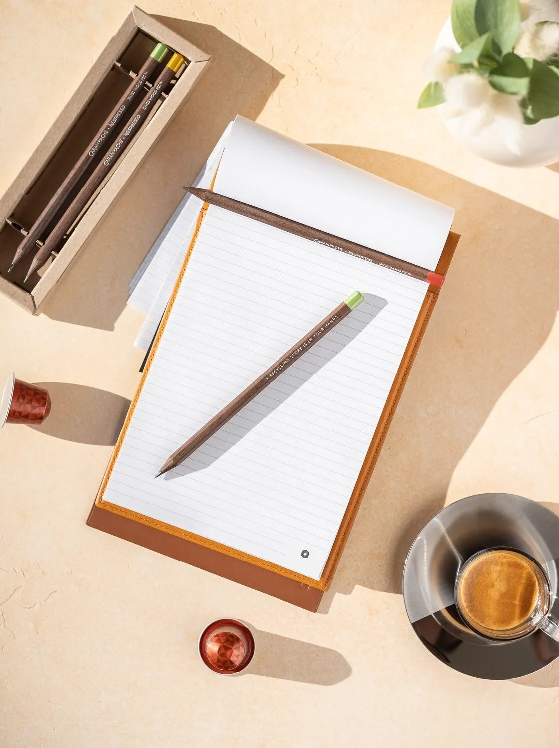 Caran D'Ache Nespresso Edition Swisswood 3 Pencils