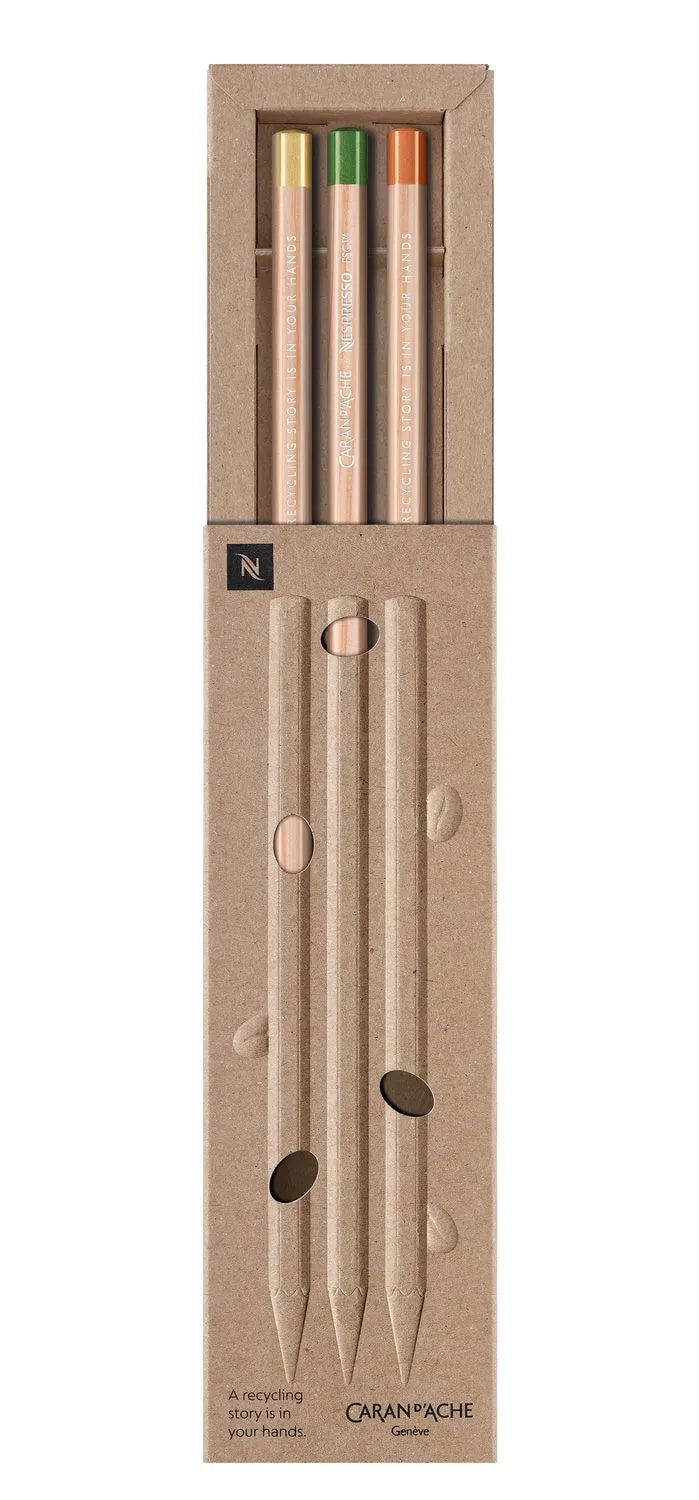 Caran D'Ache Nespresso Graphite Pencils 2nd Special Edition (Set of 3)