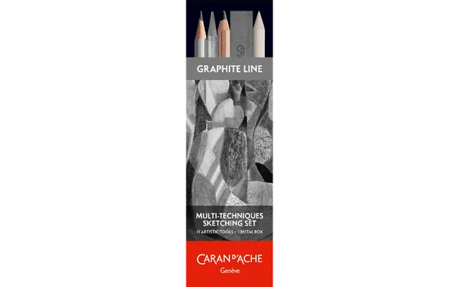 Caran D'Ache Sketching Set 11 Tools Graphite Line