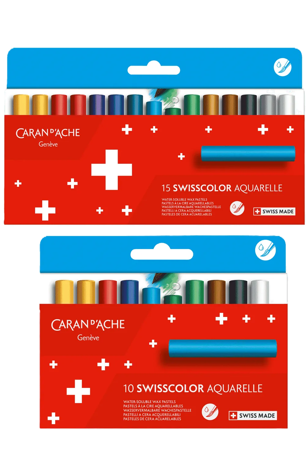 Caran D'Ache Swisscolor Pastels: Vibrant, Water-Soluble, High Pigment Souvenir!