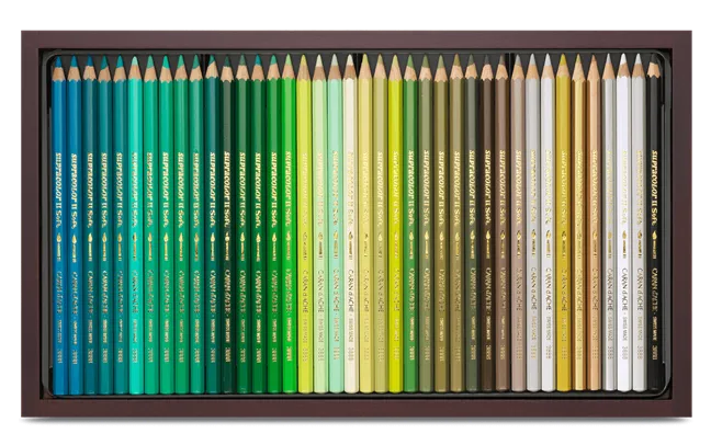 Caran D'Ache Supracolor Wooden Box 120 Pencils Shades