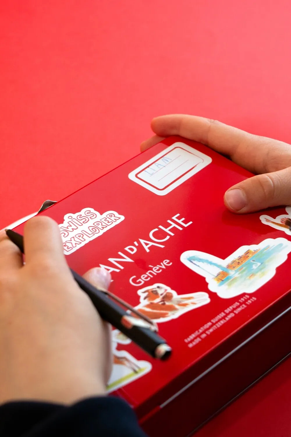 Caran D'Ache Swisscolor Travel Kit: Water-Soluble Pencils, Pastels & Creative Set