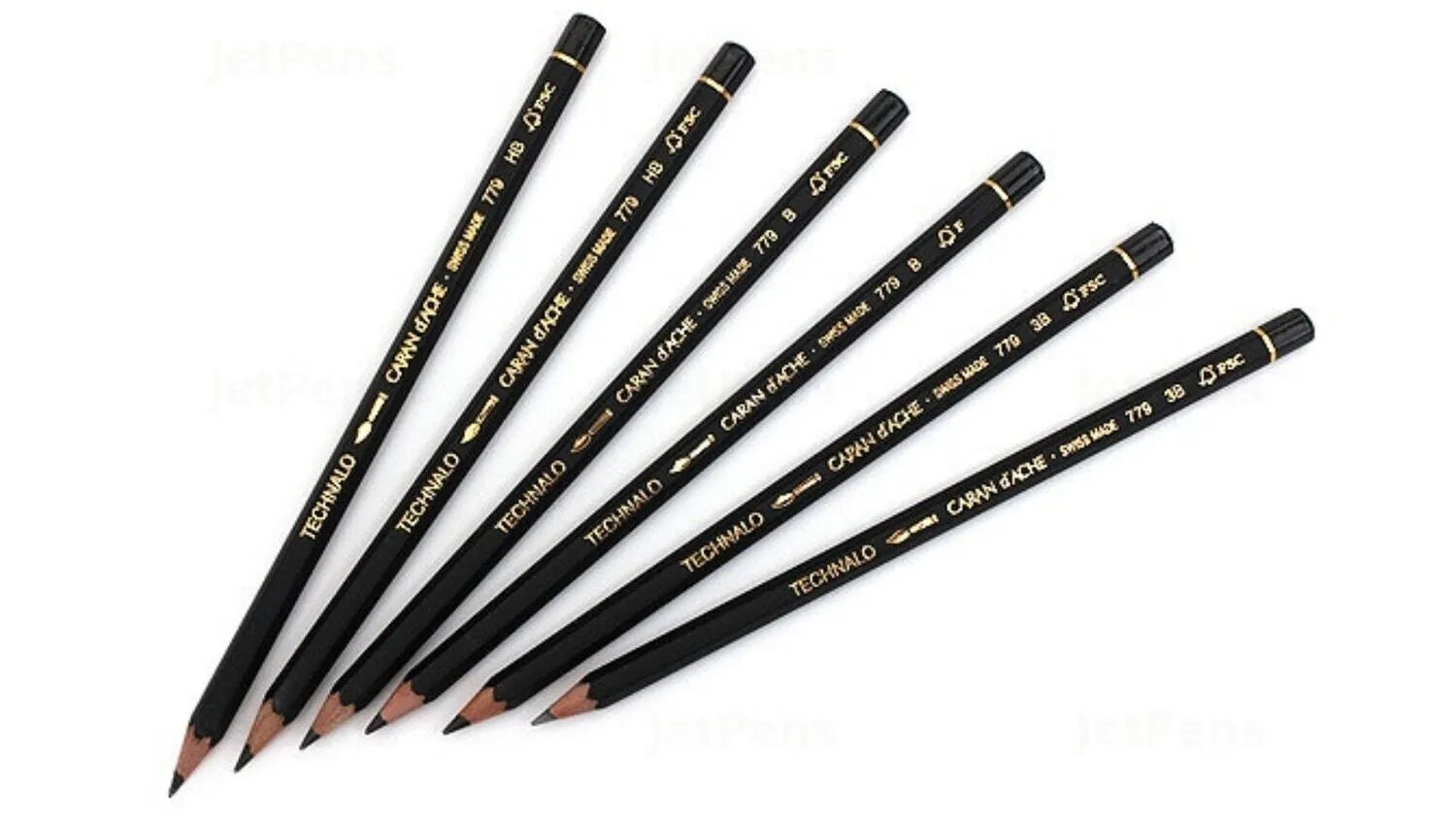 Caran D'Ache Technalo Water Soluble Graphite Pencils