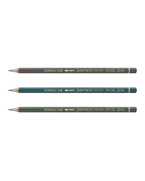 Caran D'Ache Technalo Water Soluble Graphite Pencils