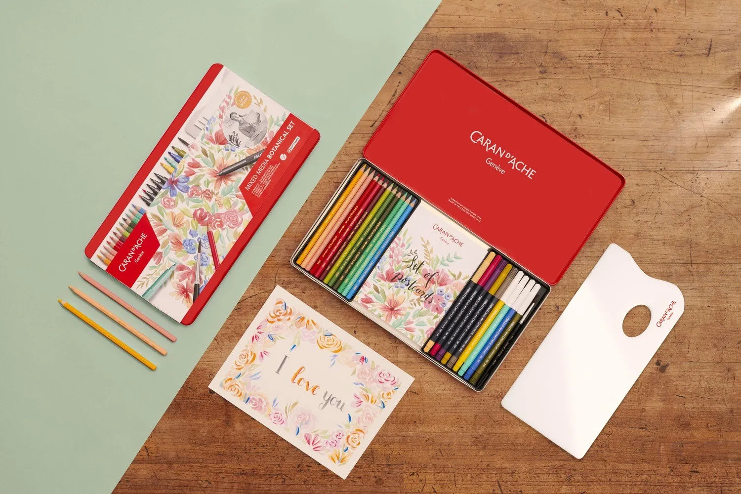Caran D'Ache X Julie Thomas: Watercolour Set with Pencils, Pens & Online Class