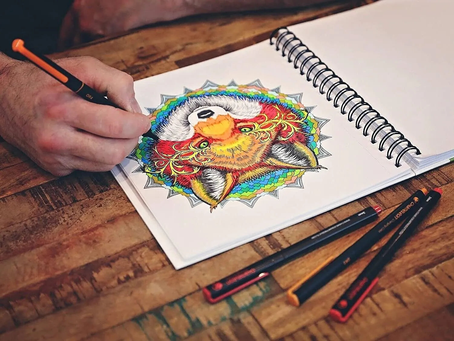 Chameleon Gone Wild Coloring Book for Artists