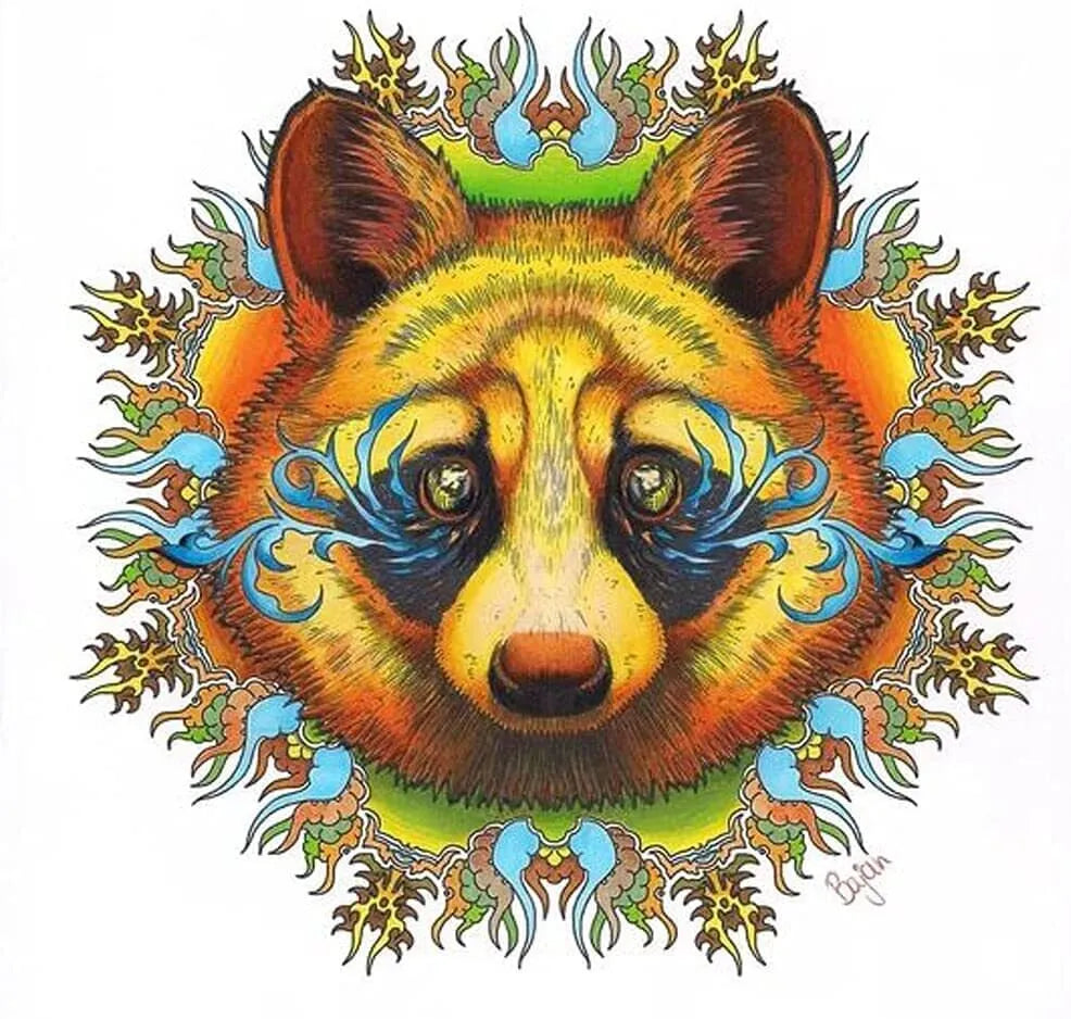 Chameleon Gone Wild Coloring Book for Artists