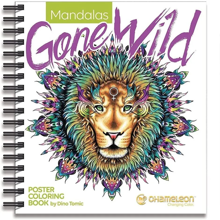 Chameleon Gone Wild Coloring Book for Artists