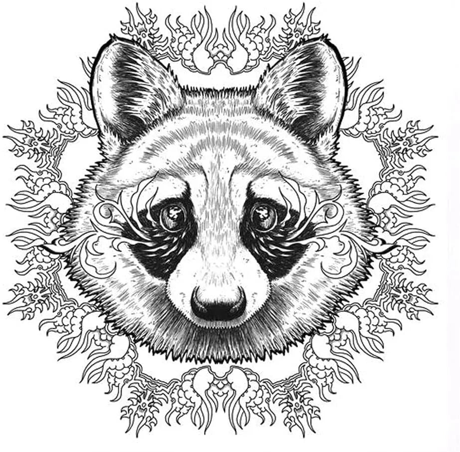 Chameleon Gone Wild Coloring Book for Artists