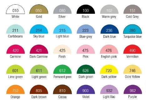 Darwi Waterbased Acrylic Paint Marker - 1mm for Fabric