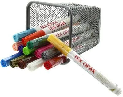 Darwi Textile Waterbased Fabric Paint Marker White 2 Mm