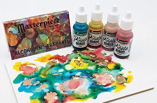 Jacquard Piñata Masterpiece® Set – Alcohol Ink & Art Panels Kit