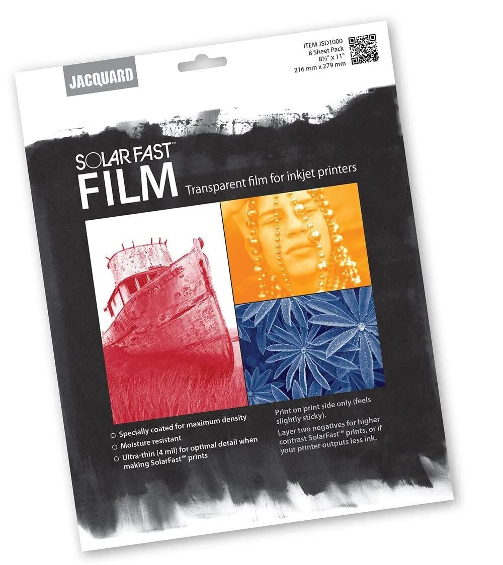 Jacquard SolarFast Film – 8 Sheet Pack (8.5" × 11")