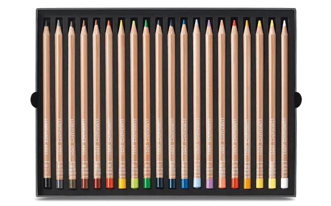 Caran d’Ache Luminance 6901 Set of 20 – Best Artist Colour Pencils