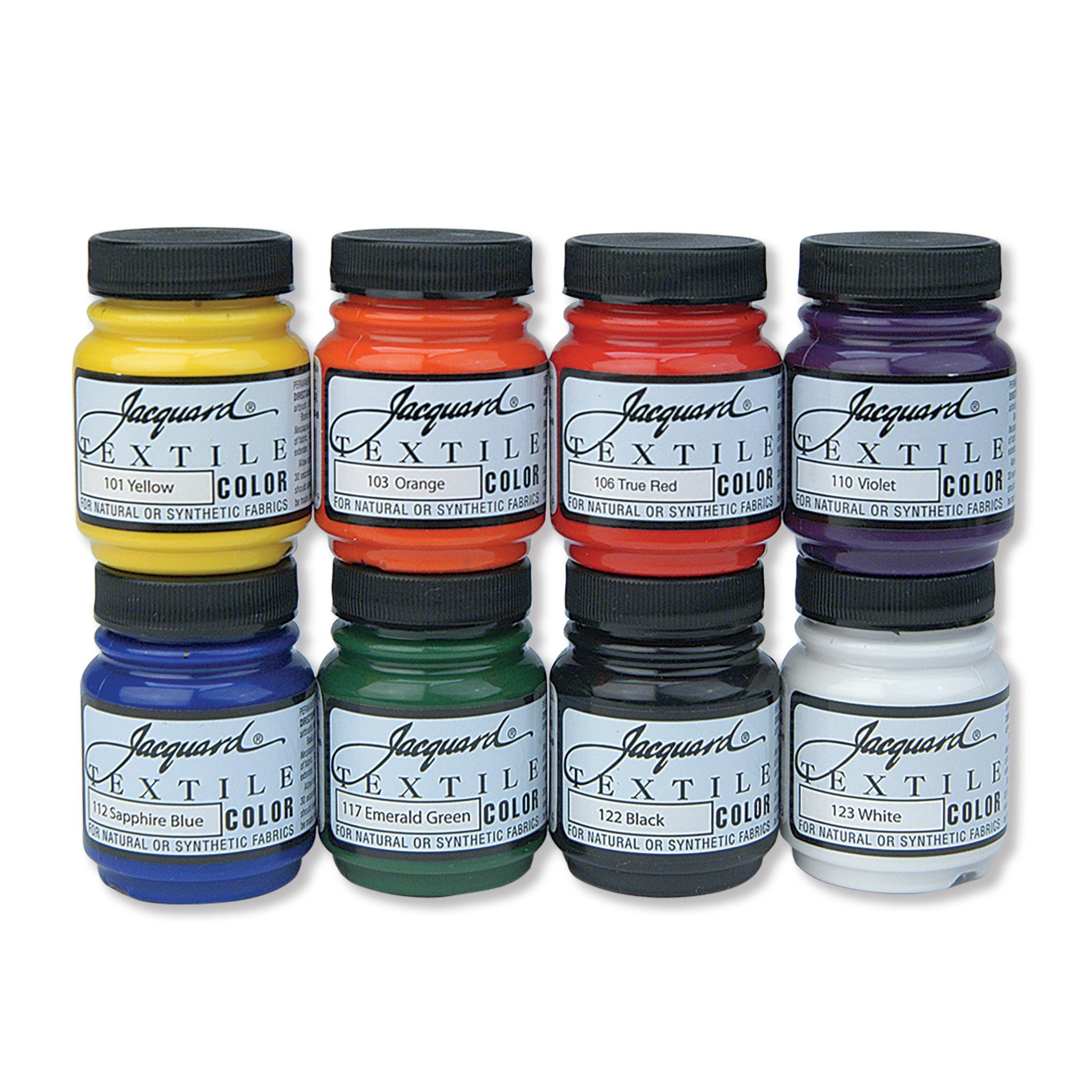 Jacquard Textile Color Primary/Secondary 8-Color Set