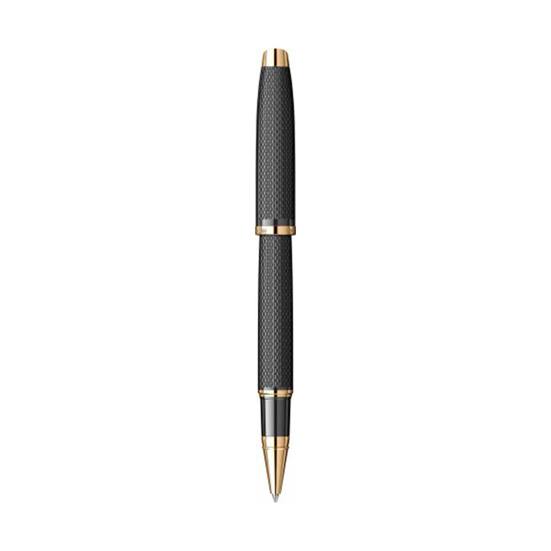 Scrikss | Oscar-390 | Roller Pen | Matt Black with Gold Trim Scrikss