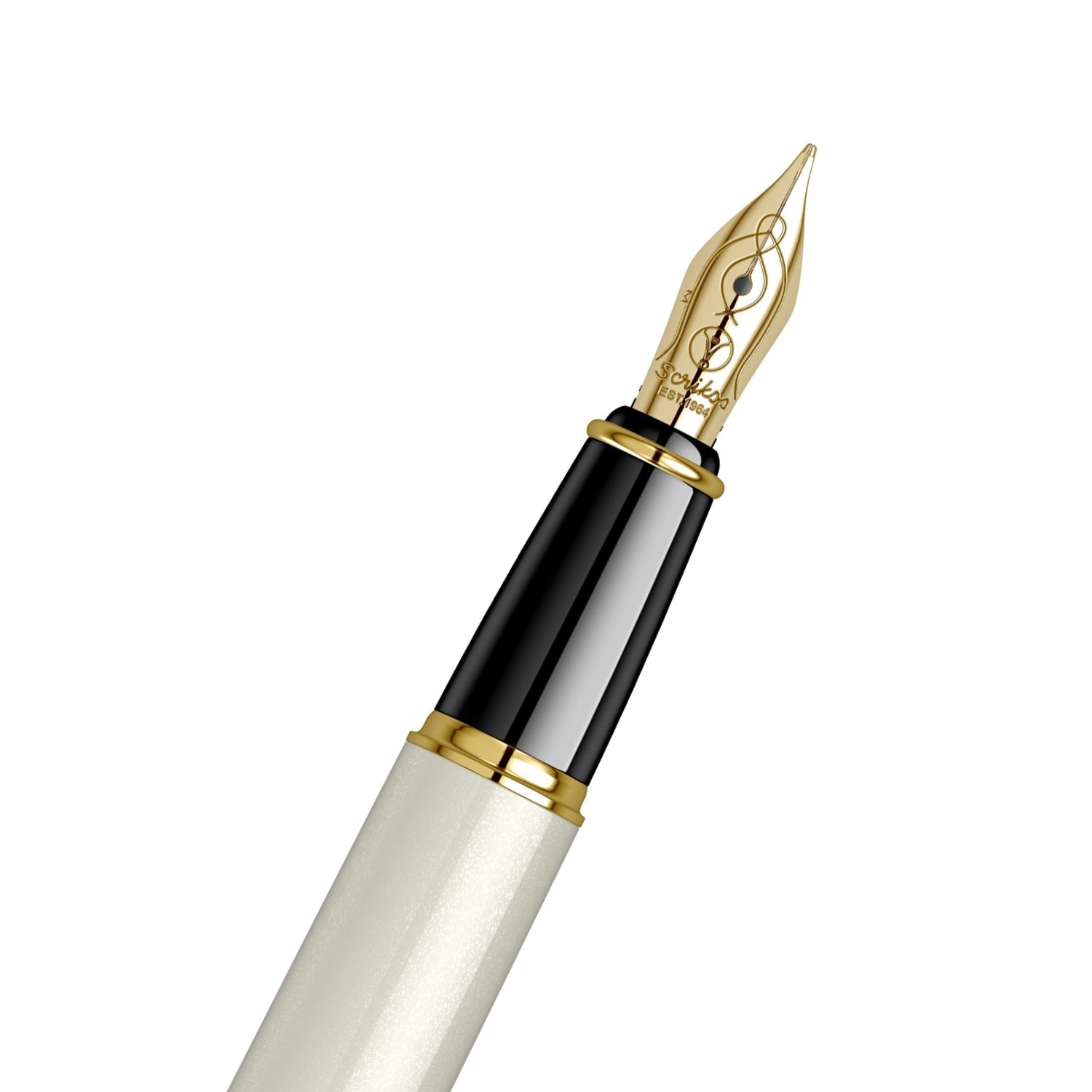 Scrikss | Noble 35 | Fountain Pen | Ivory-GT  Medium Scrikss