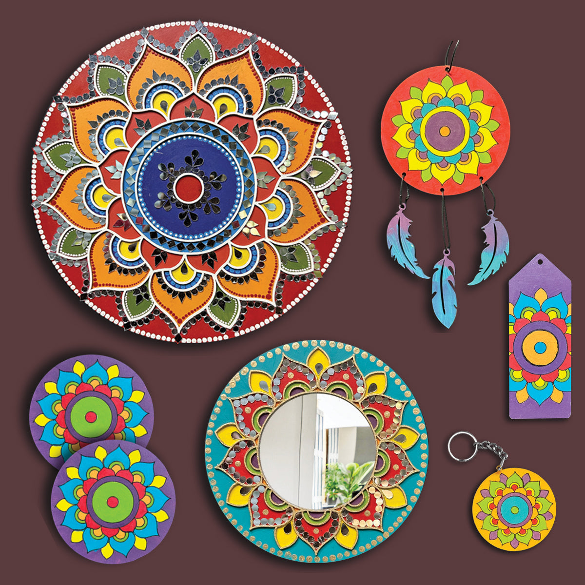 iCraft DIY Mandala Art Kit - Festive Creative Home Décor iCraft