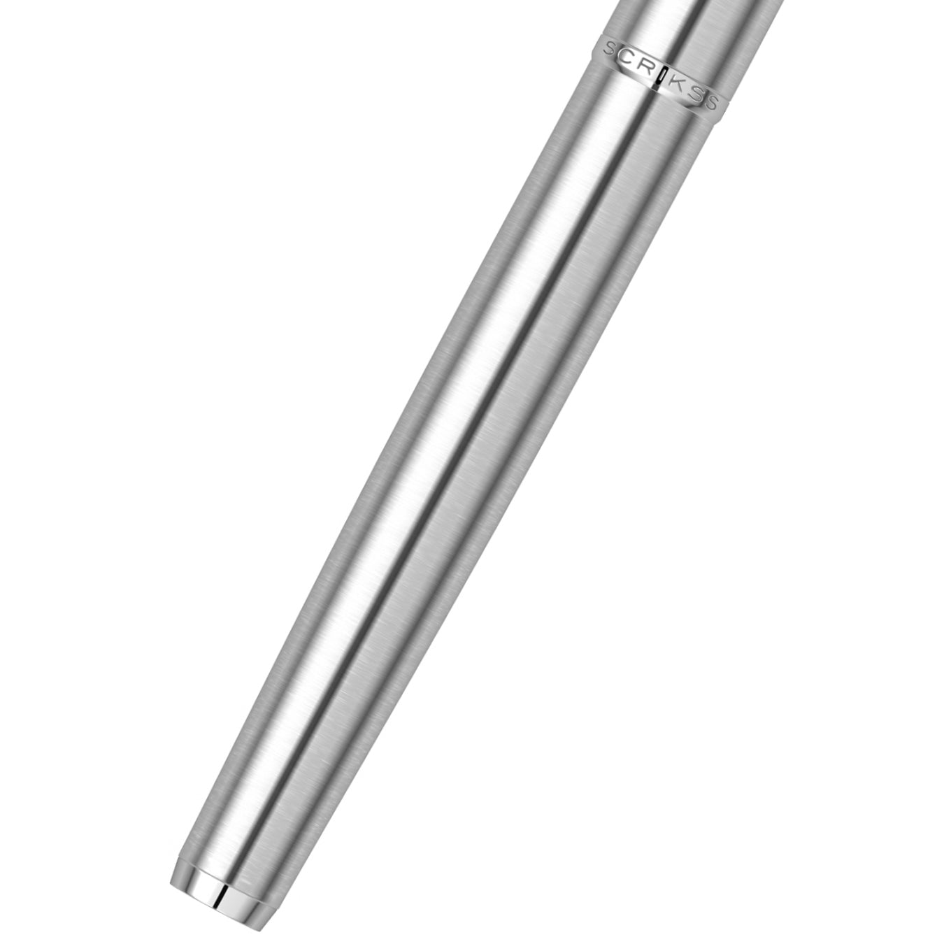 Scrikss | Metropolis 78M | Fountain Pen | Satin Chrome-CT Medium Scrikss