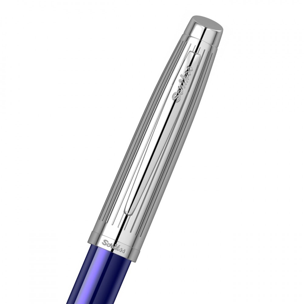 Scrikss | Oscar 39 | Rollerball Pen | Blue Chrome-CT Scrikss