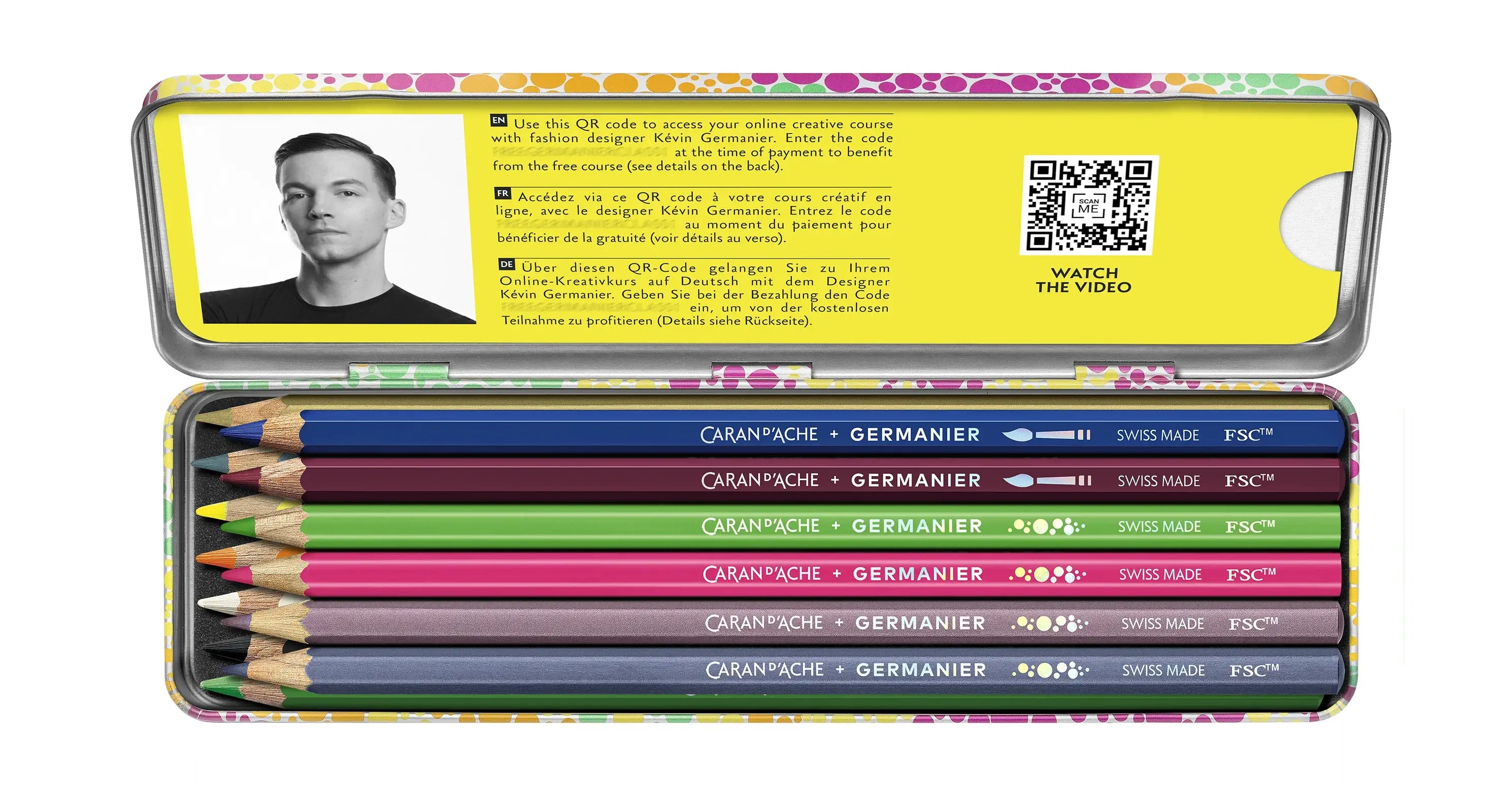 Caran D'Ache Creative Colour Set Germanier – 13-Piece Special Edition with Exclusive Online Workshop