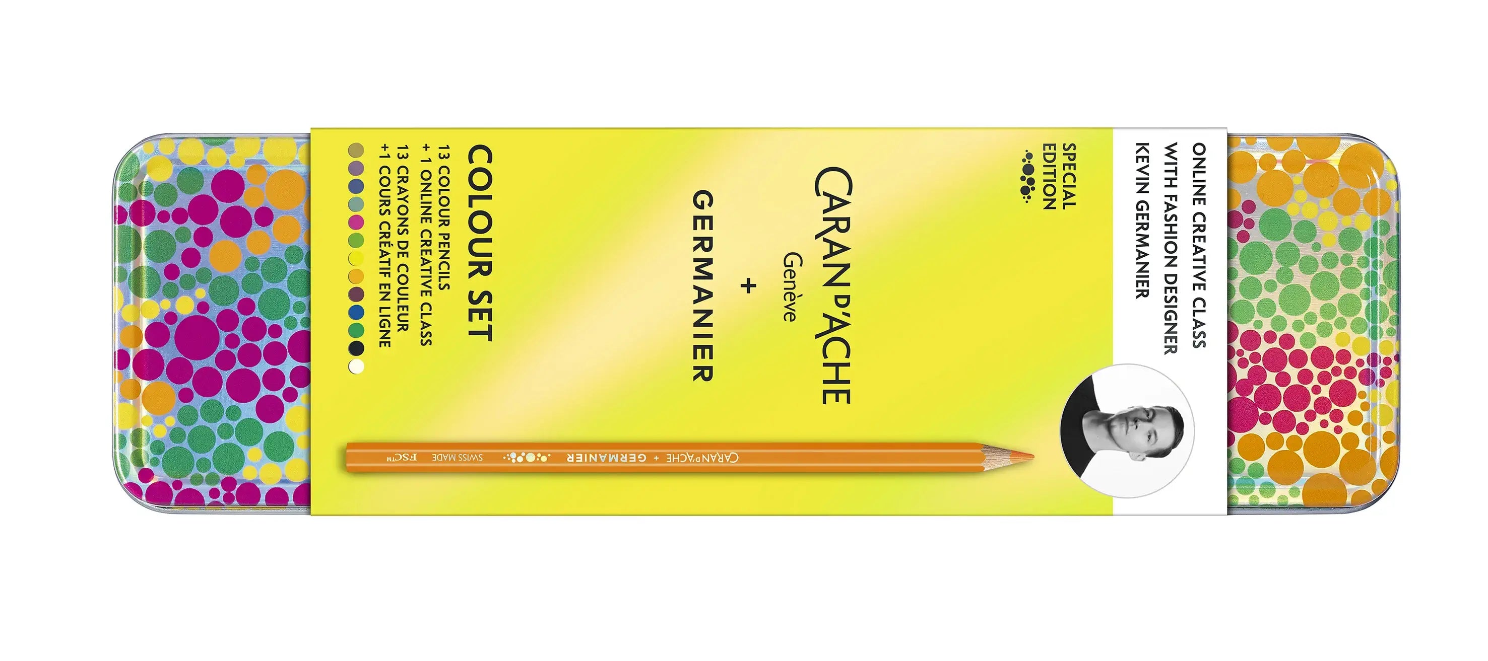 Caran D'Ache Creative Colour Set Germanier – 13-Piece Special Edition with Exclusive Online Workshop