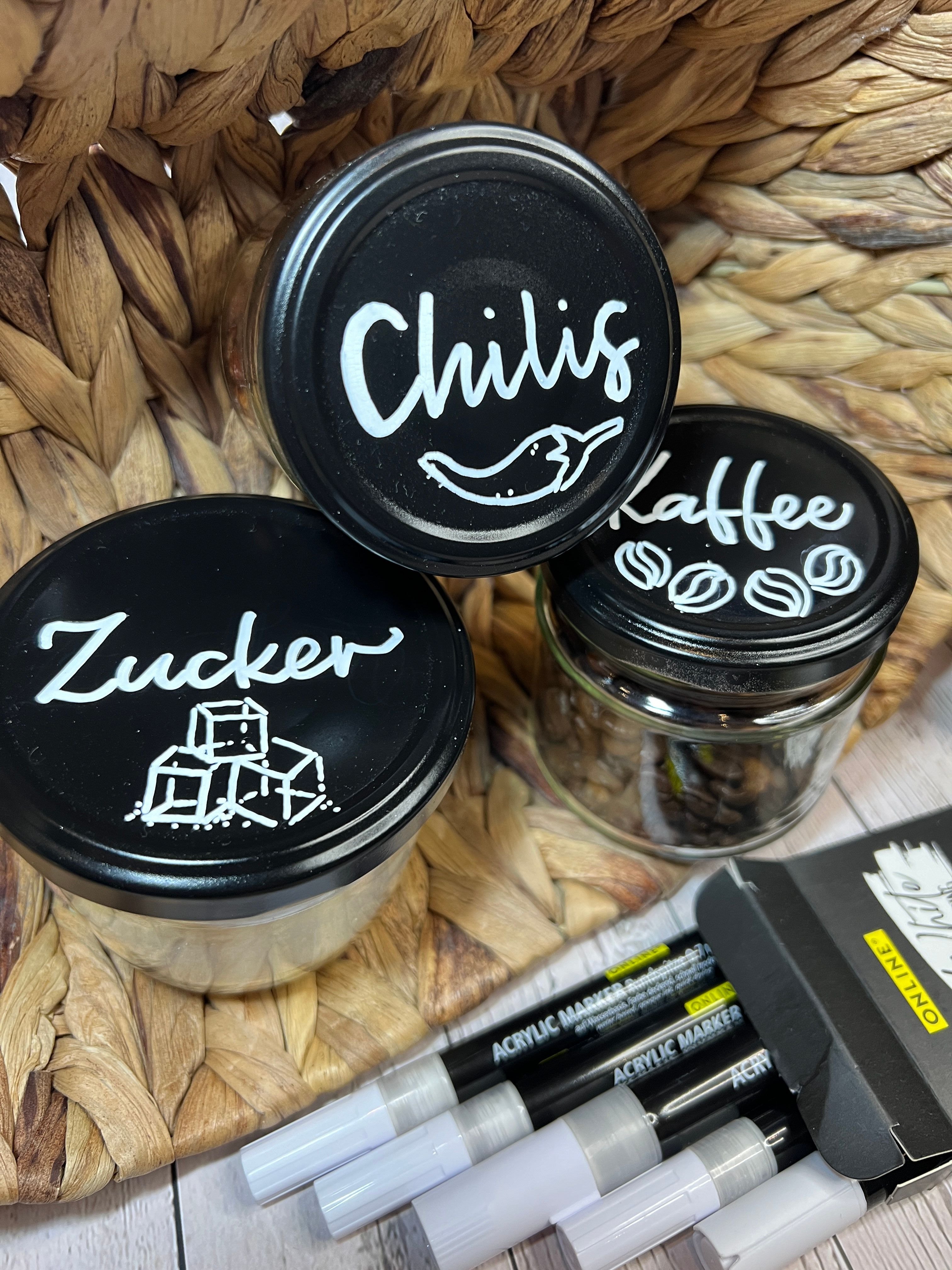 Online White Lettering Set – Opaque Markers for Calligraphy & Crafts