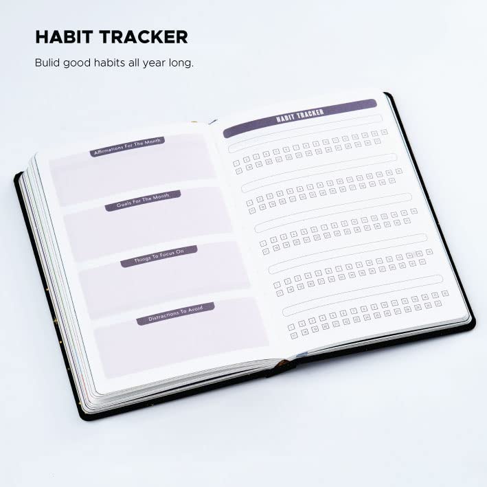 Factor Notes Undated Daily Planner Hardbound - 12 Months (Enjoy The Little Things) Factor Notes